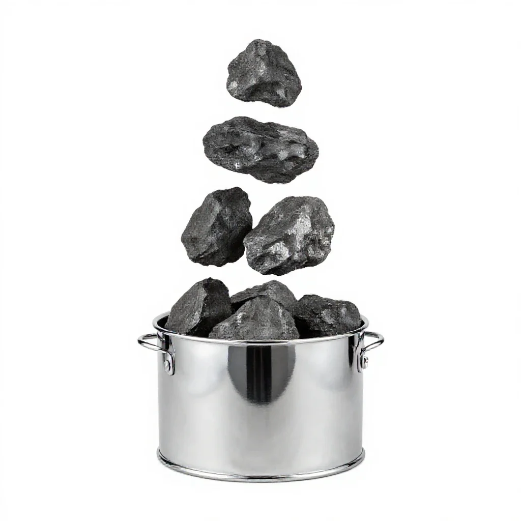 Coalbin isolated on a white background