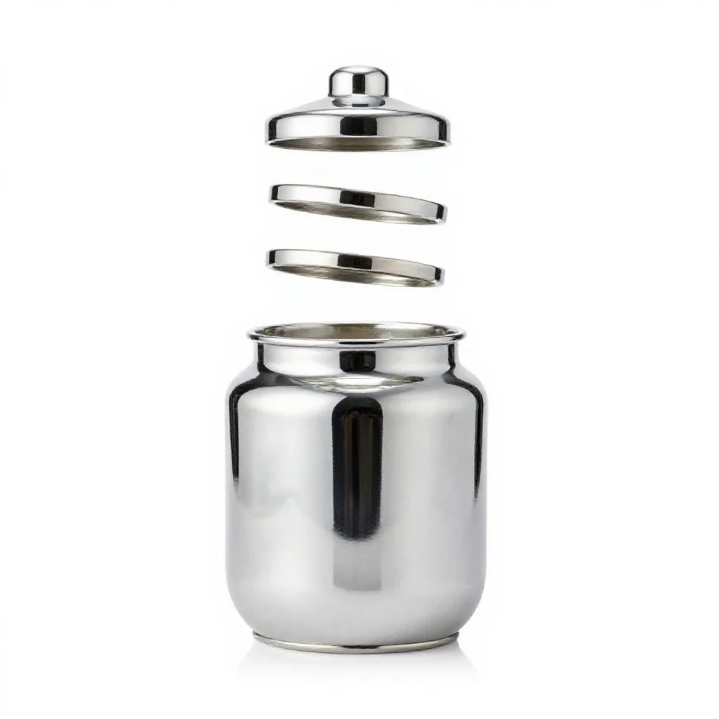 Cookie jar isolated on a white background