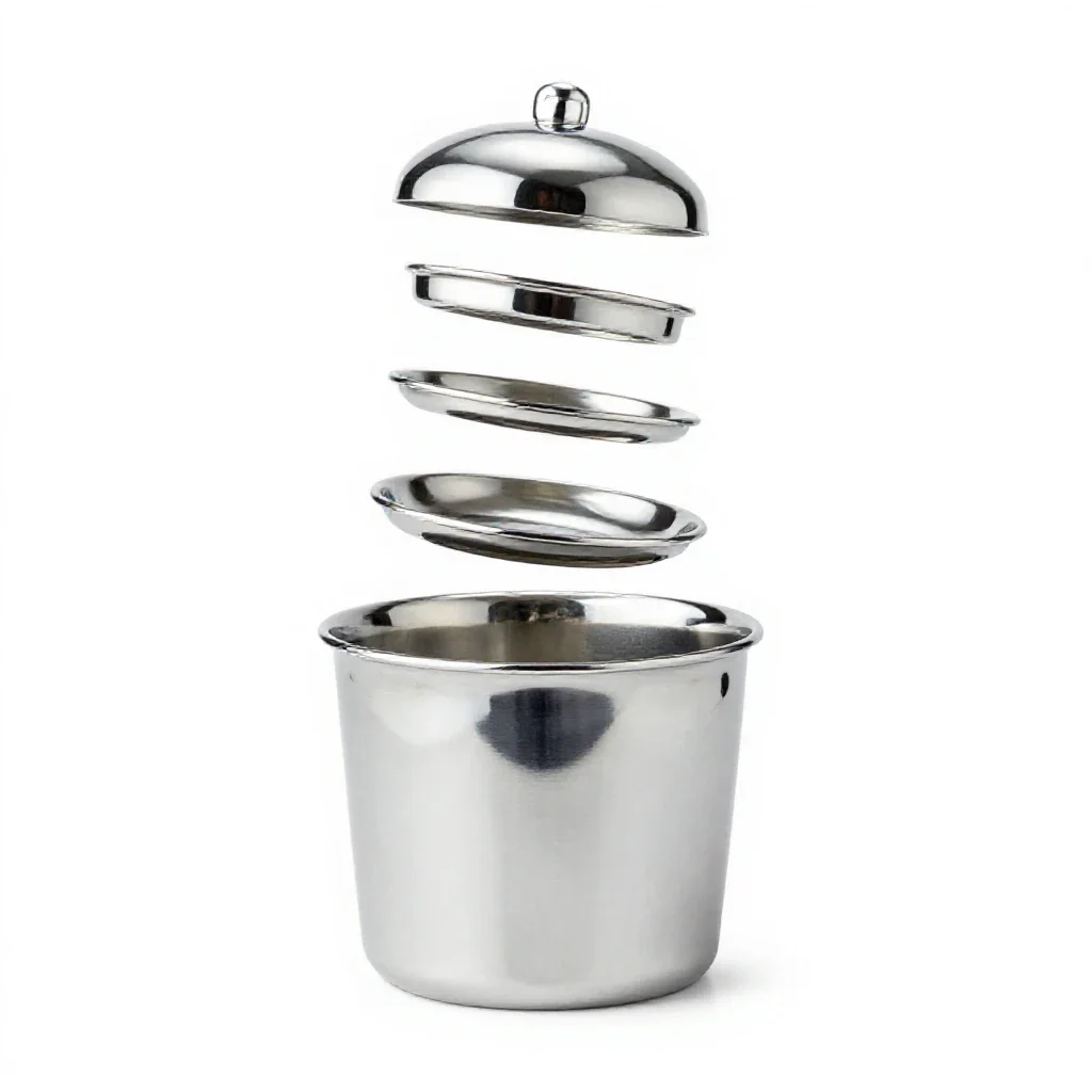 Dinner pail isolated on a white background