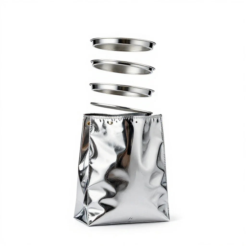 Doggie bag isolated on a white background