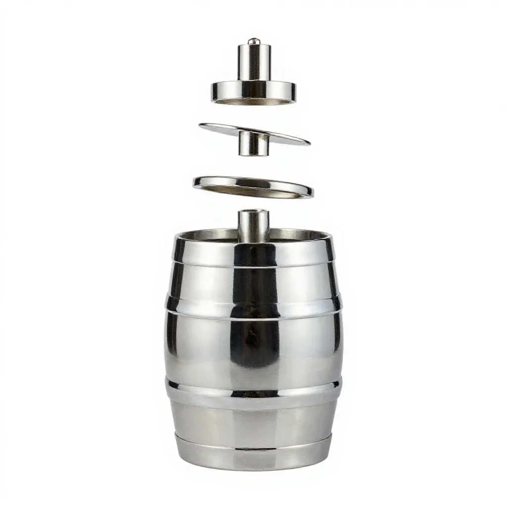 Firkin isolated on a white background