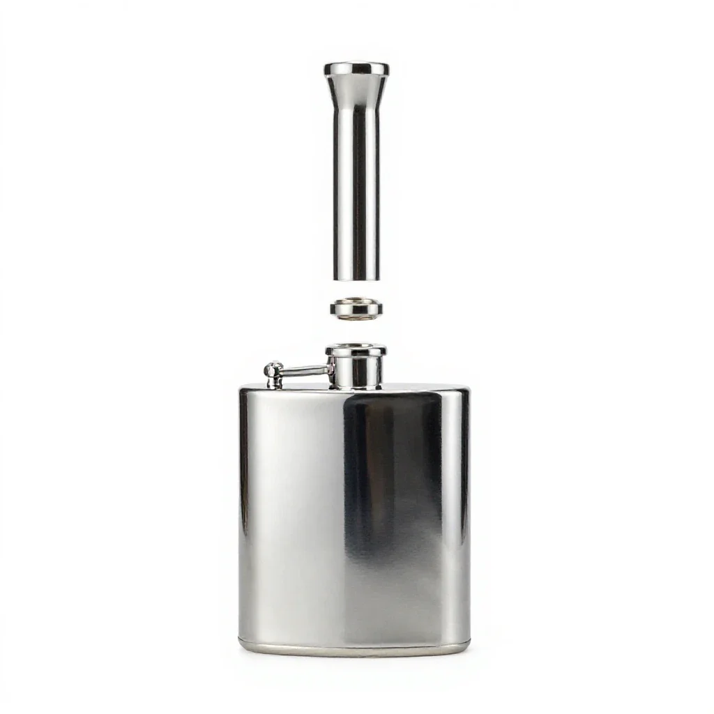 Flask isolated on a white background