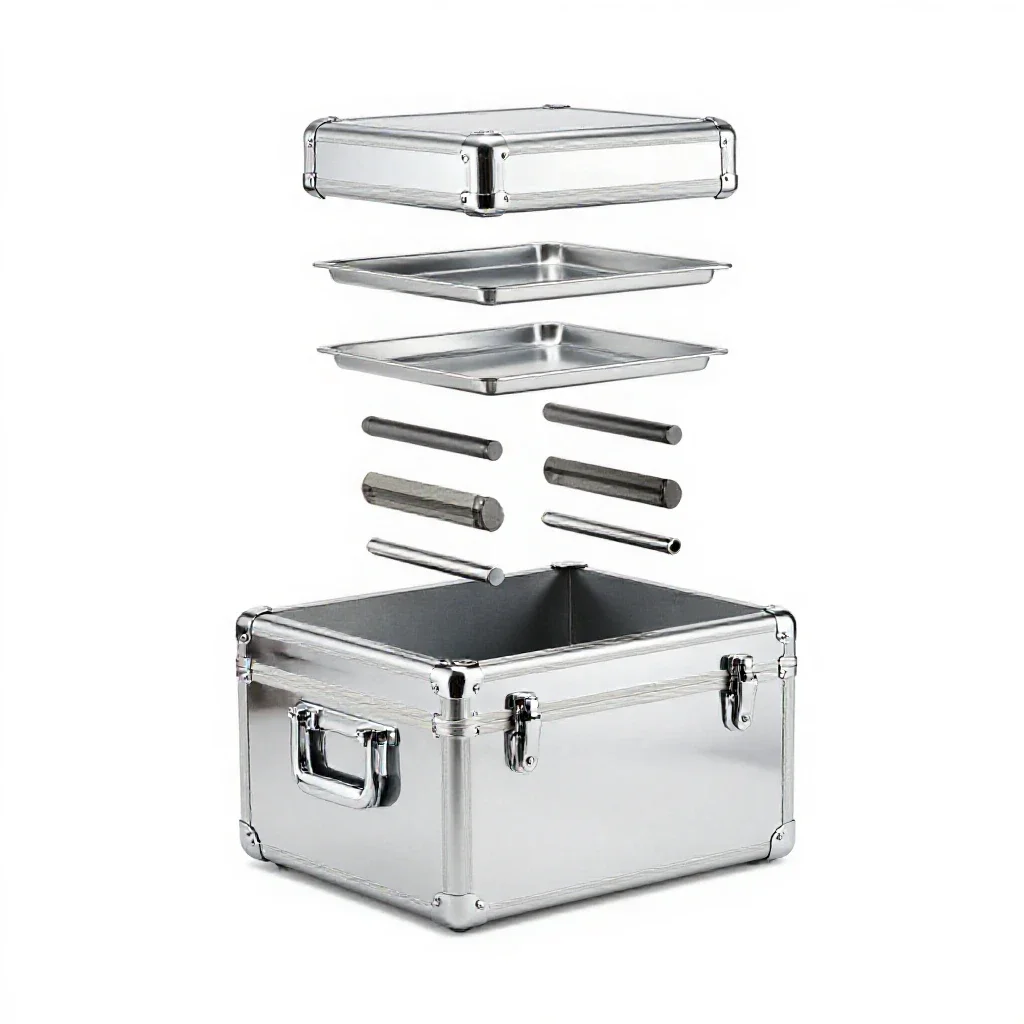 Footlocker isolated on a white background