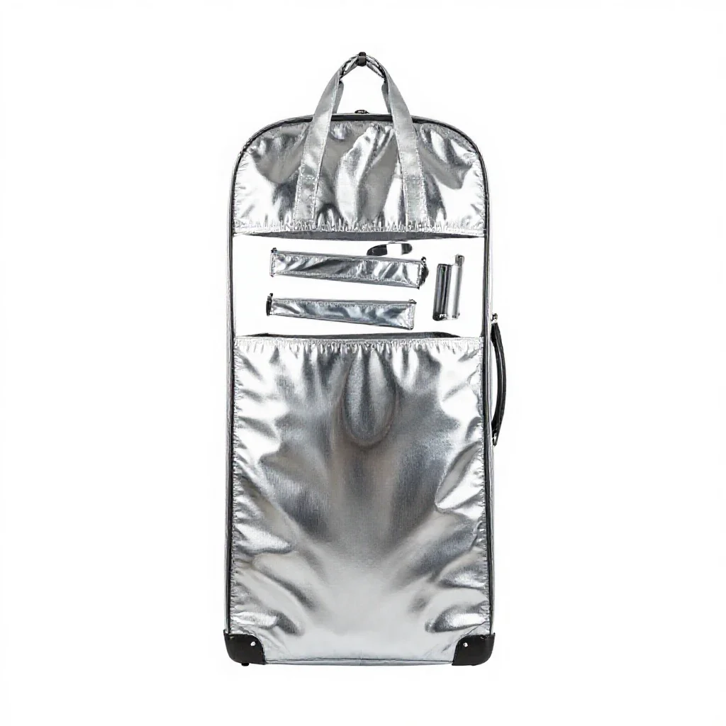 Garment bag isolated on a white background