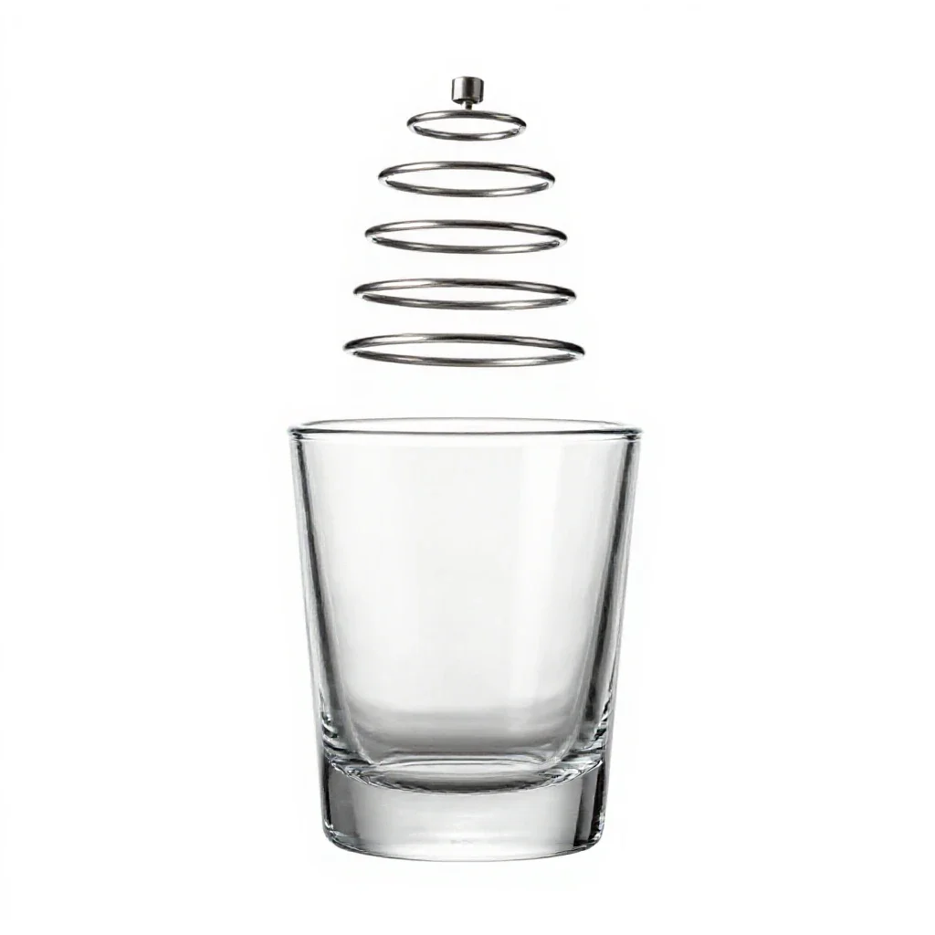 Glass isolated on a white background