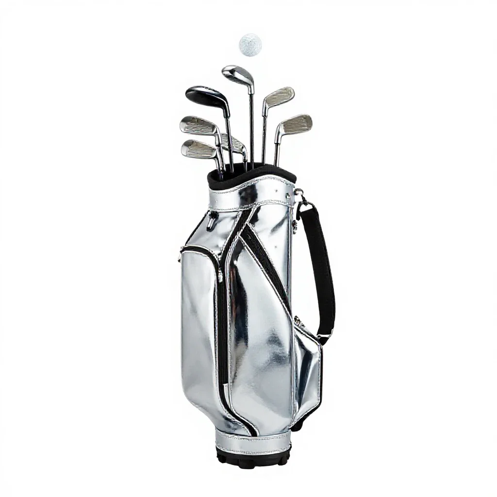 Golf bag isolated on a white background