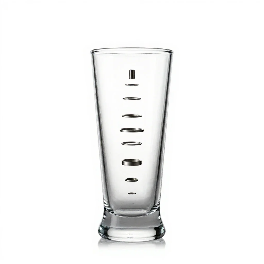 Highball glass isolated on a white background