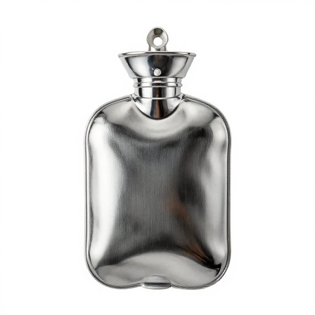 Hot-water bottle isolated on a white background