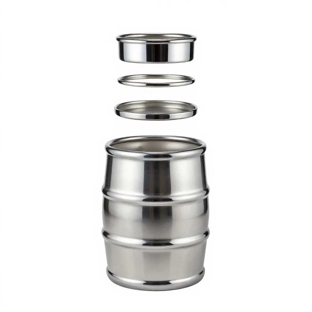 Keg isolated on a white background