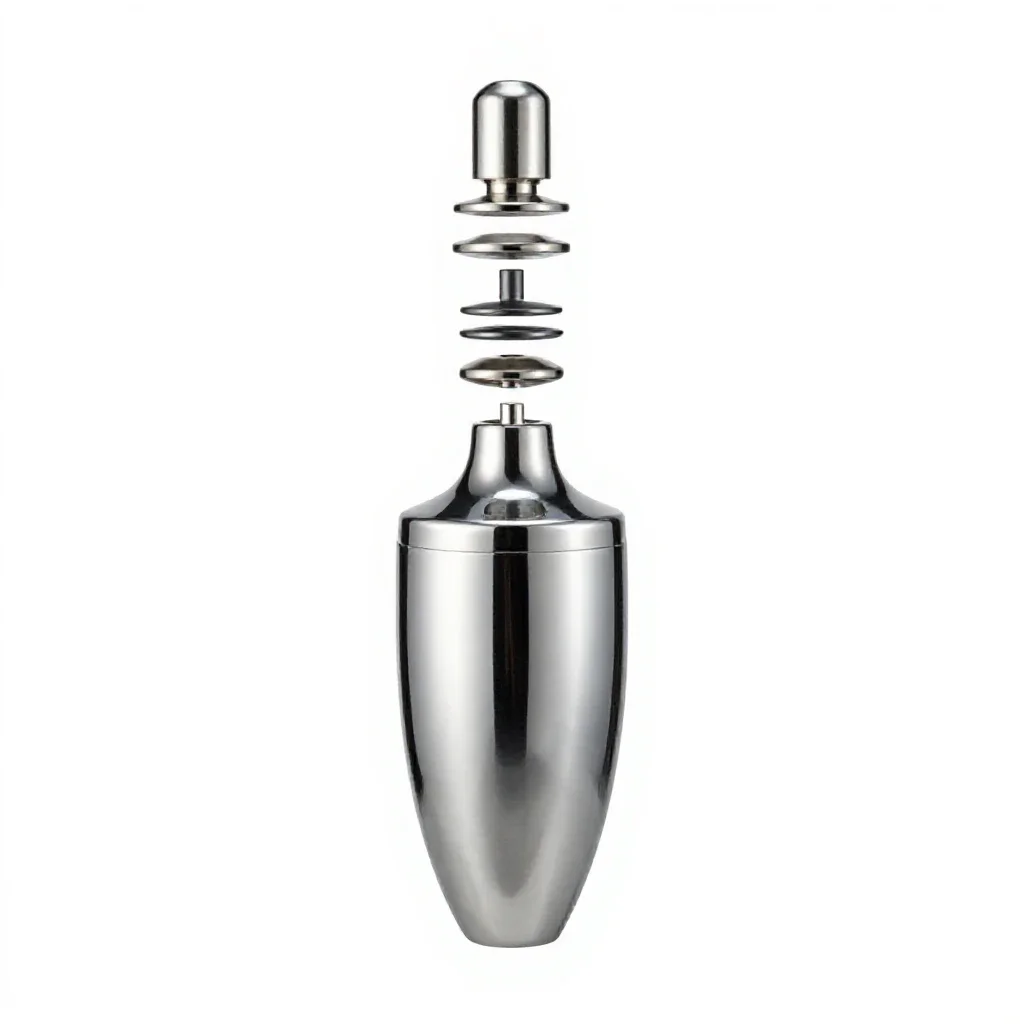 Magnetic bottle isolated on a white background