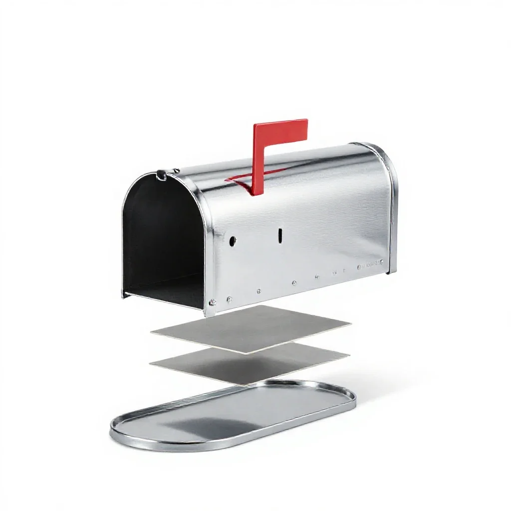 Mailbox isolated on a white background