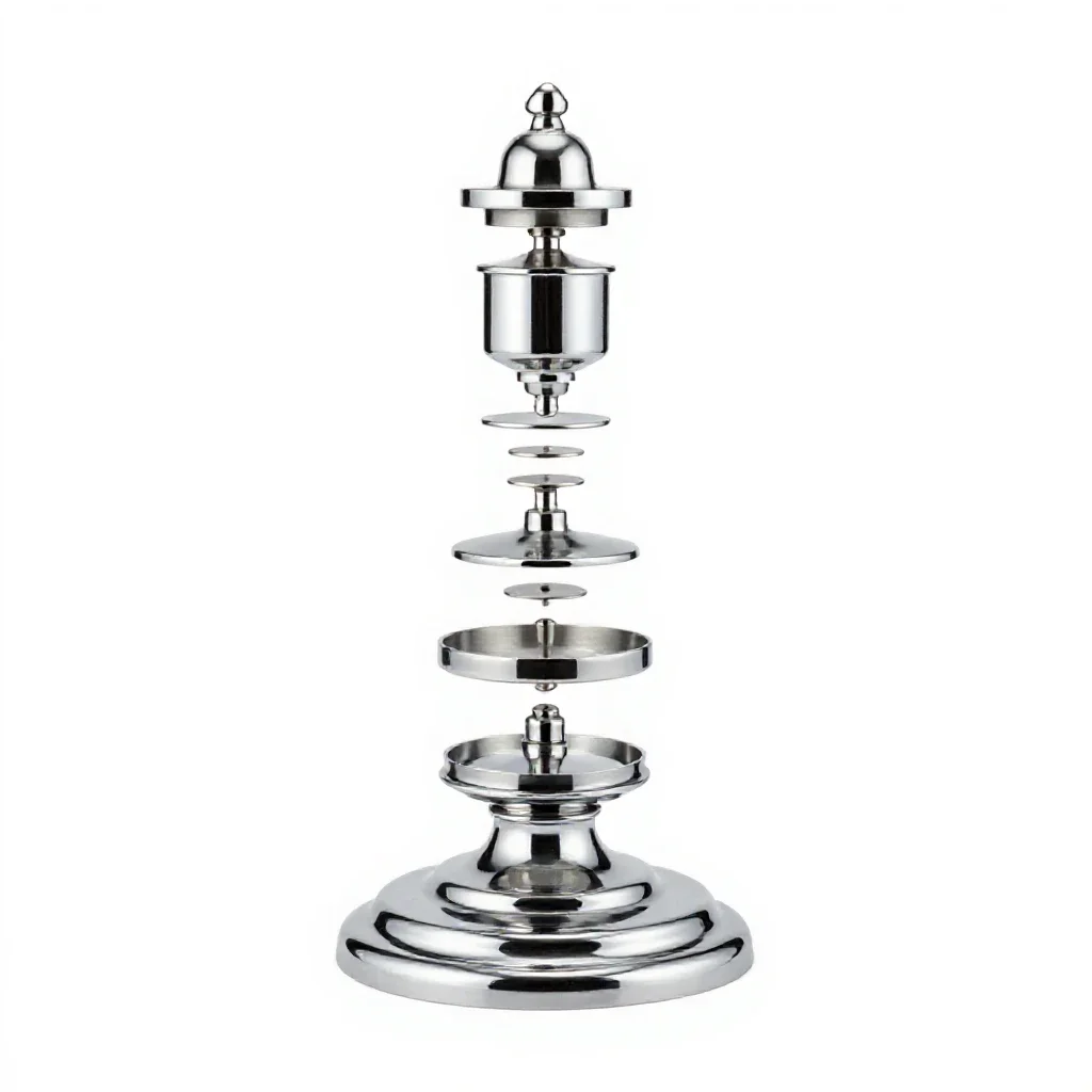 Monstrance isolated on a white background