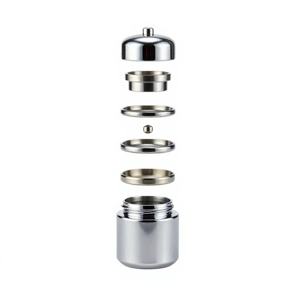 Phial isolated on a white background