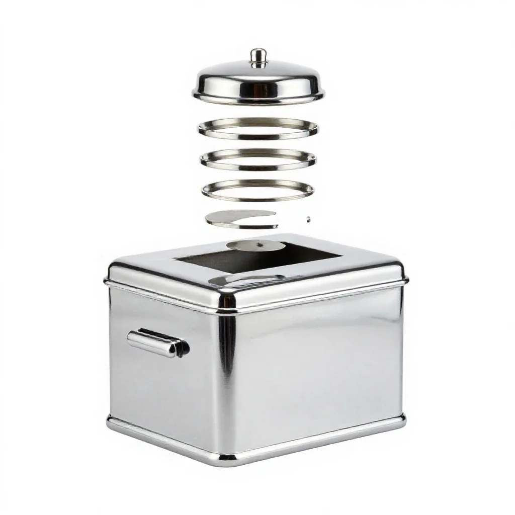 Poor box isolated on a white background