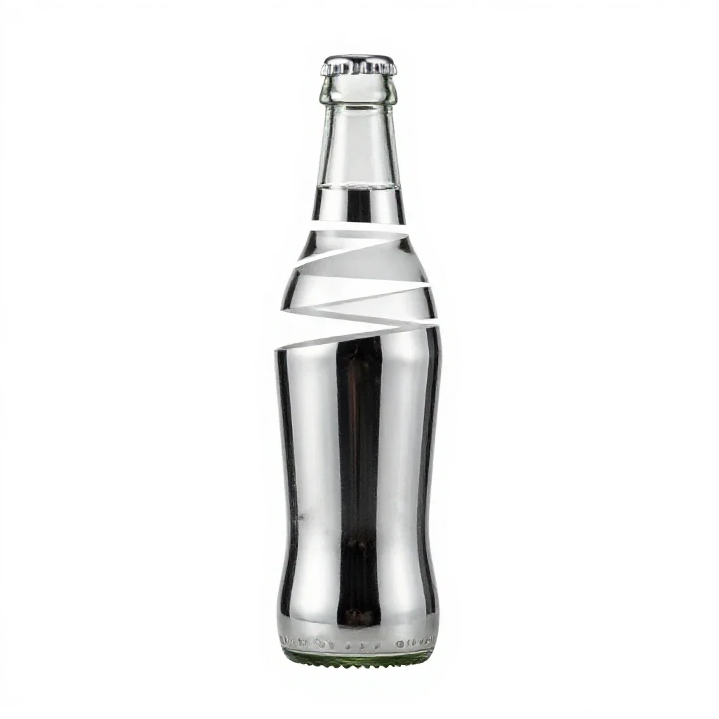 Pop bottle isolated on a white background
