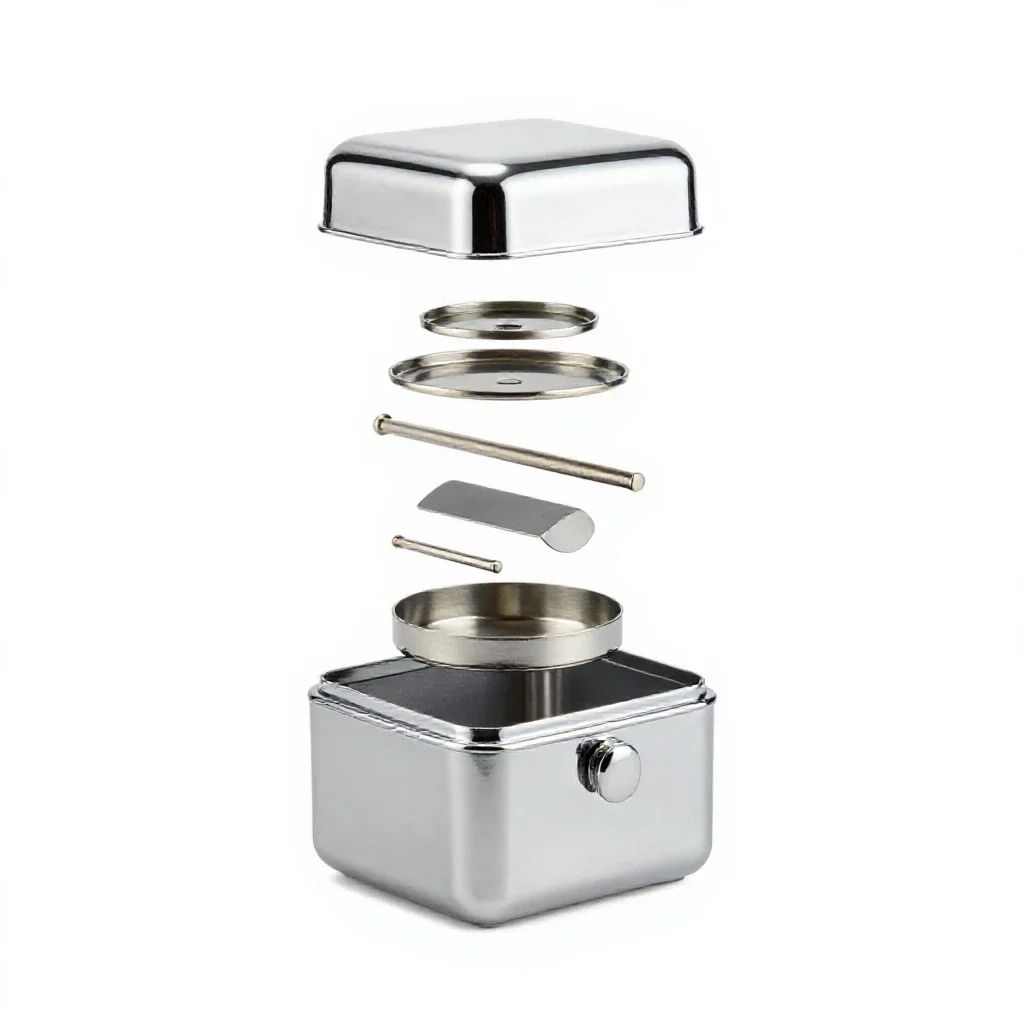 Pyxis isolated on a white background