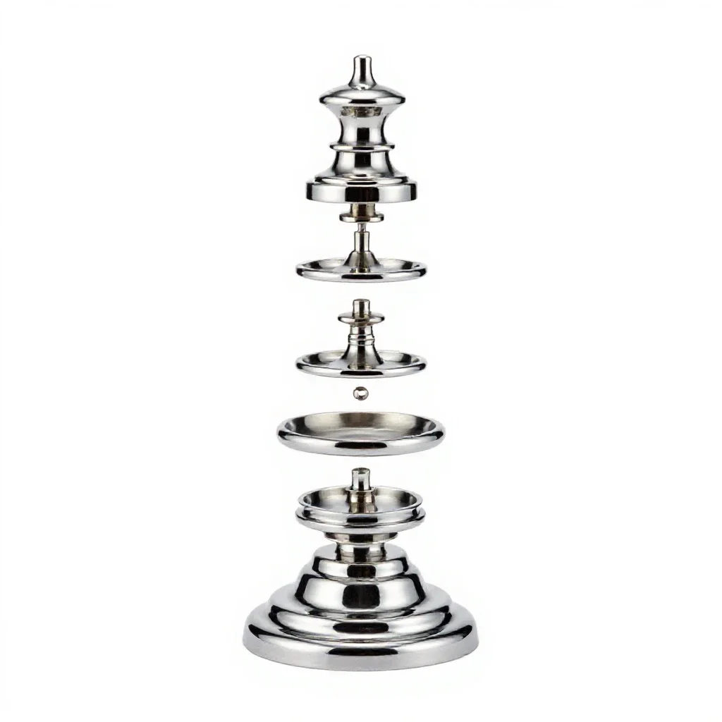 Reliquary isolated on a white background