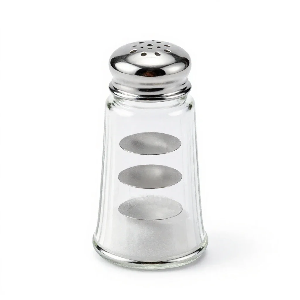 Saltshaker isolated on a white background