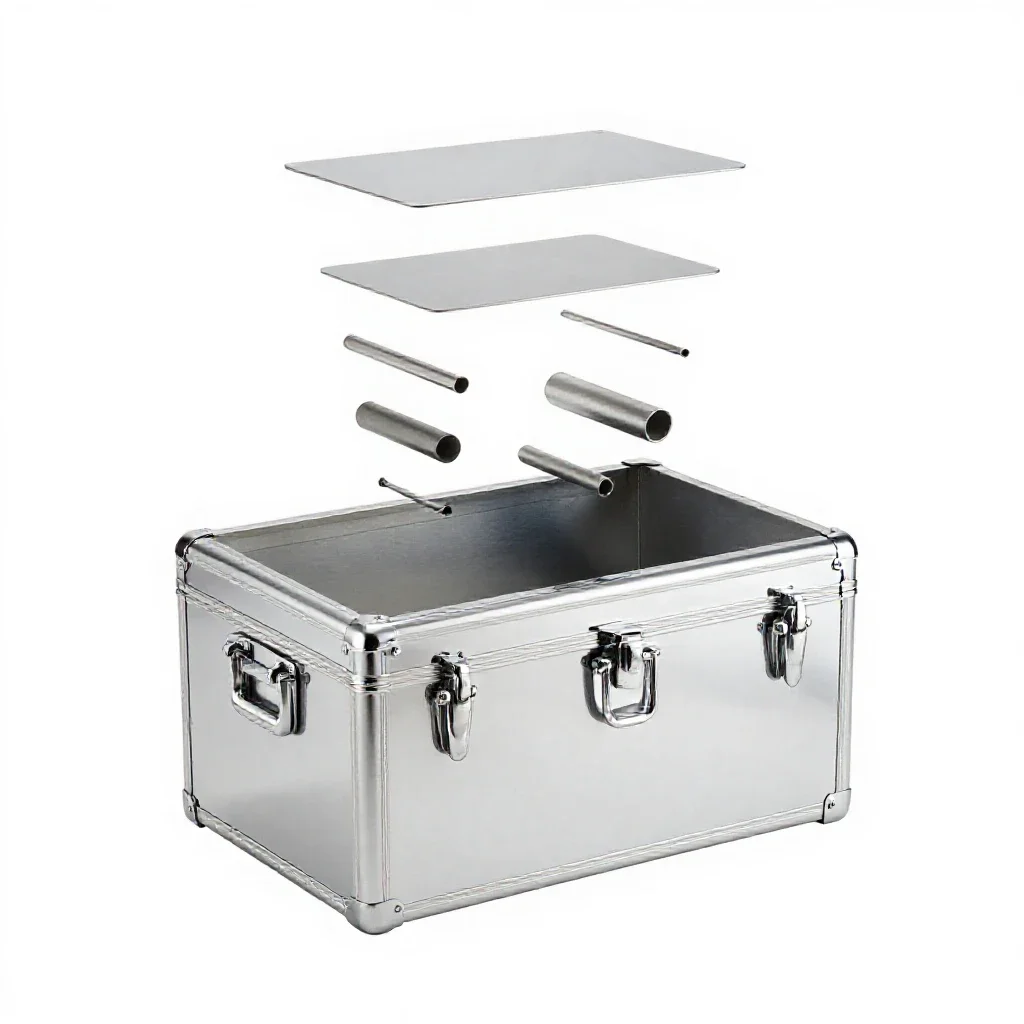 Sea chest isolated on a white background