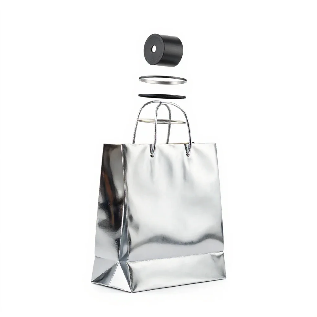Shopping bag isolated on a white background