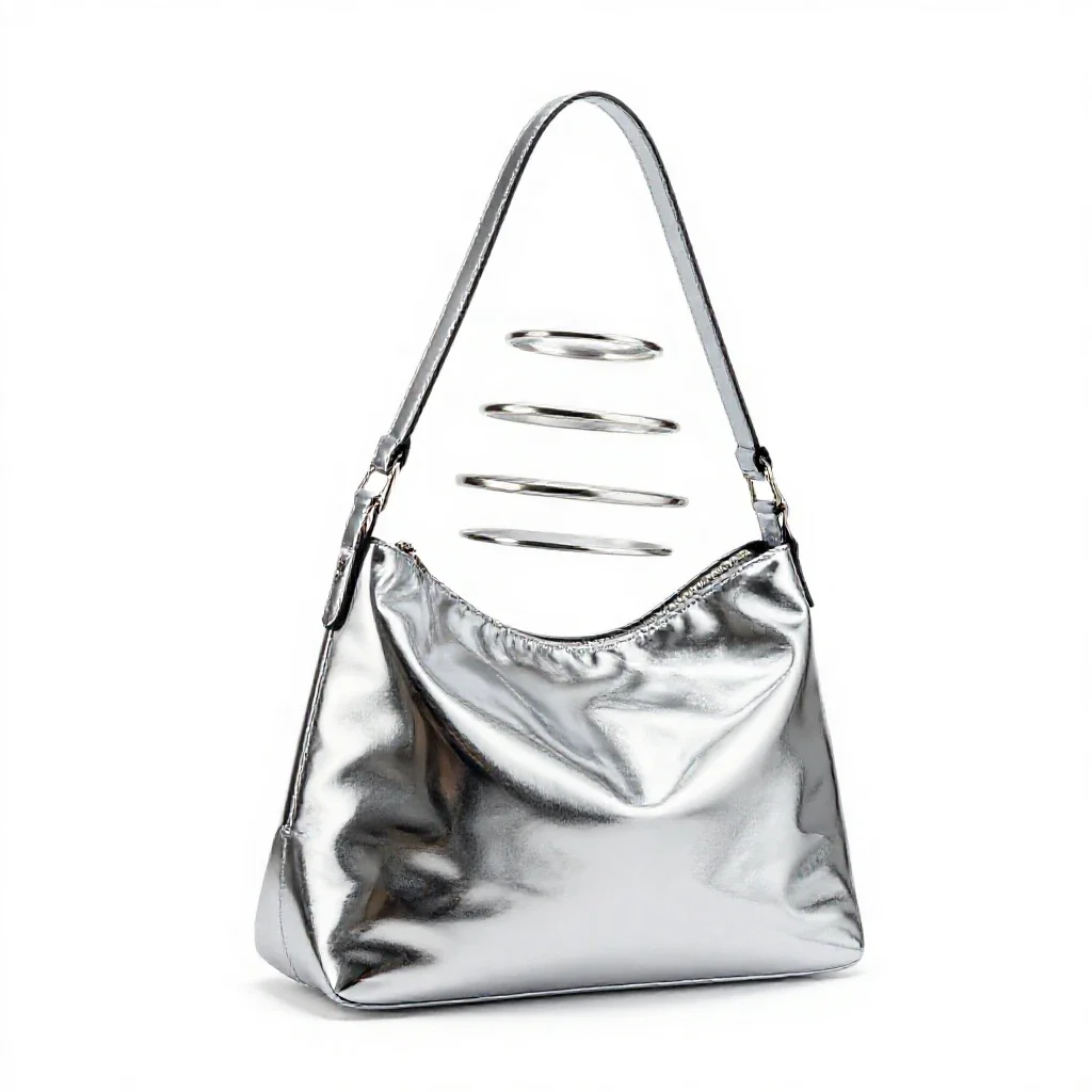 Shoulder bag isolated on a white background
