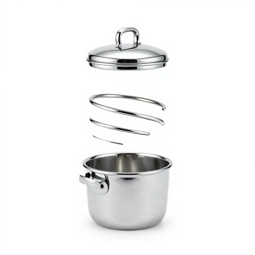 Silent butler isolated on a white background