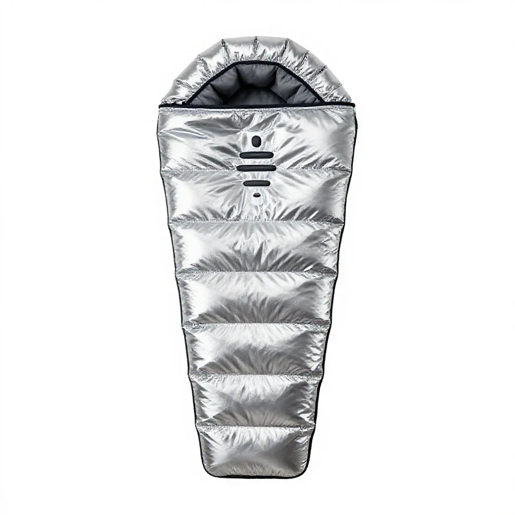 Sleeping bag isolated on a white background