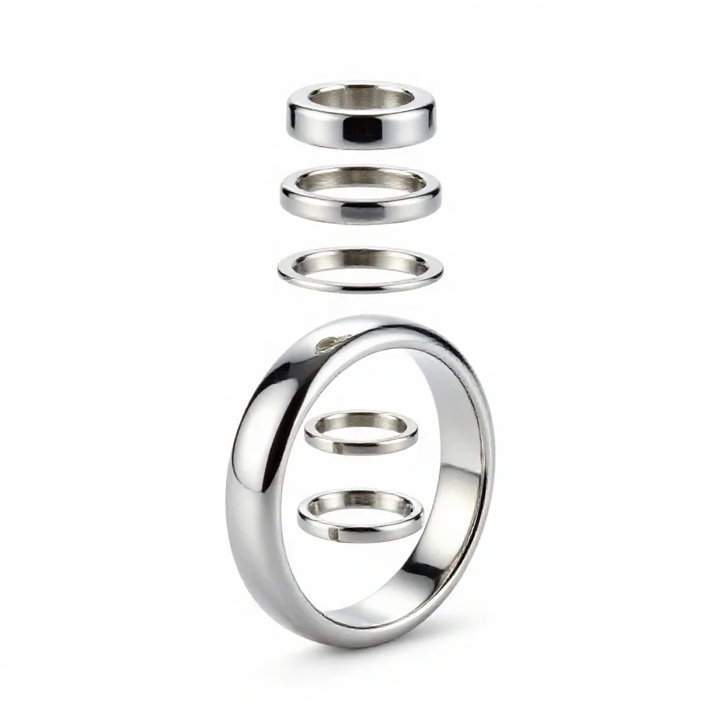 Slinger ring isolated on a white background