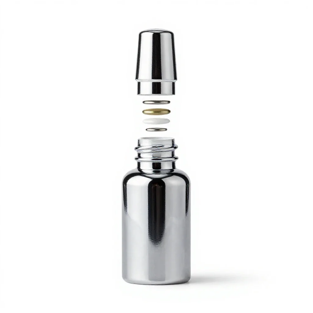 Smelling bottle isolated on a white background
