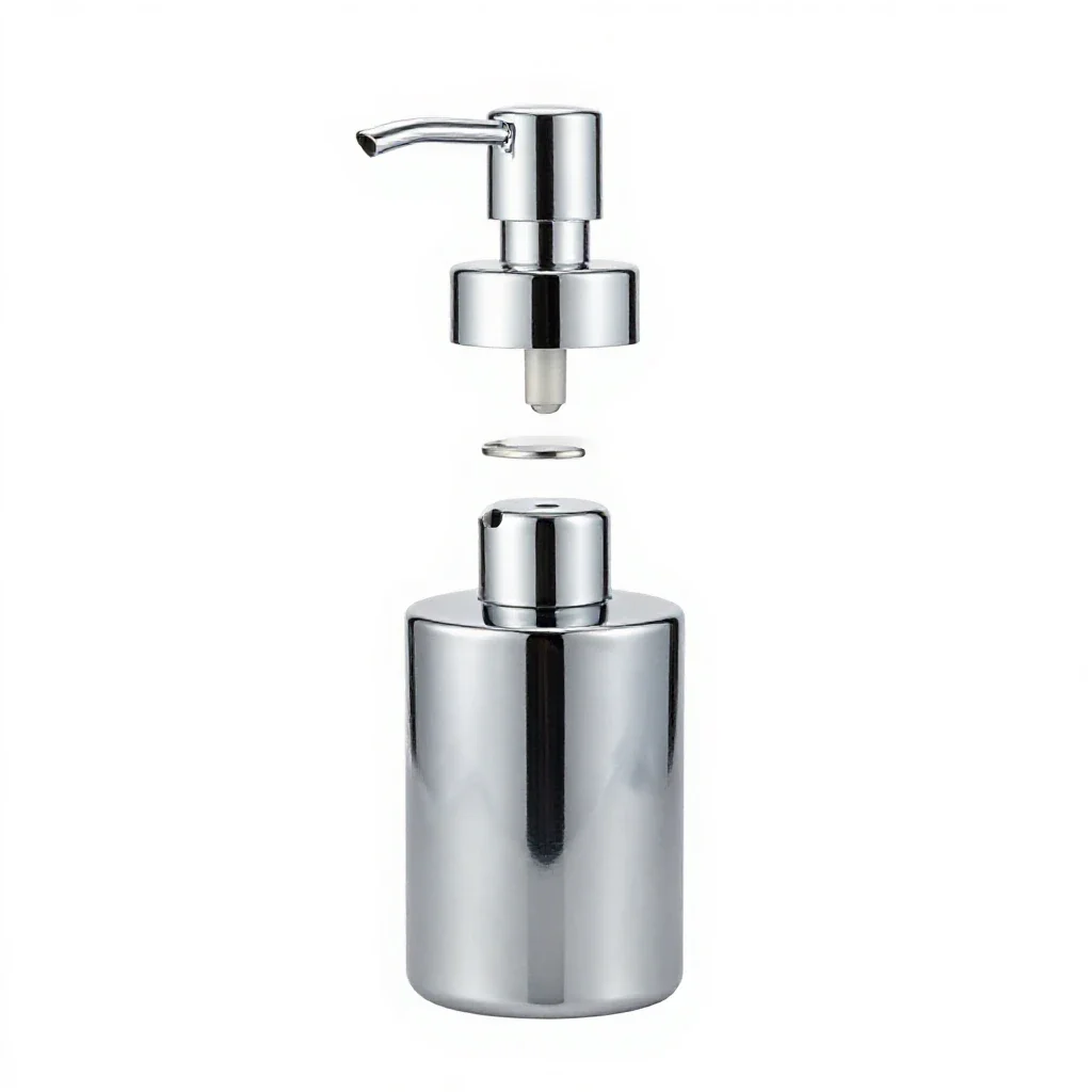 Soap dispenser isolated on a white background