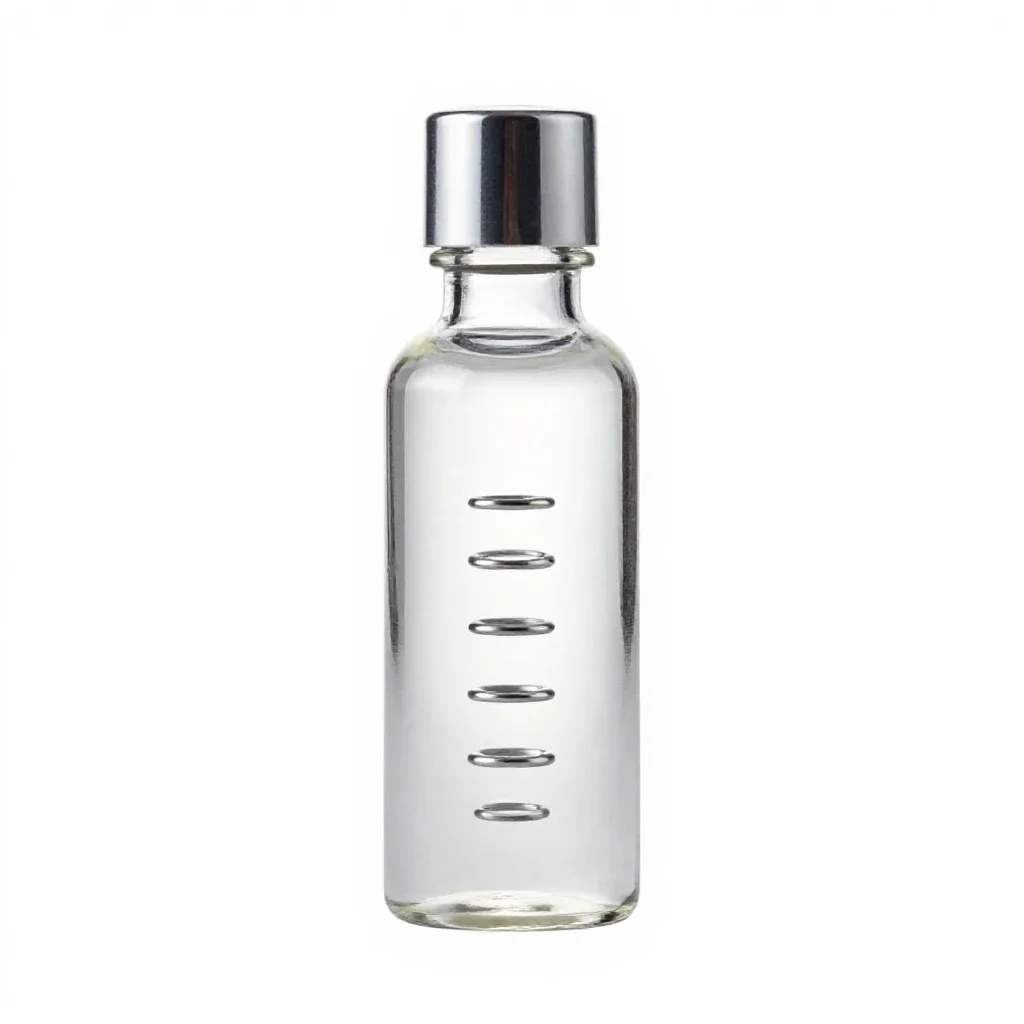 Specimen bottle isolated on a white background