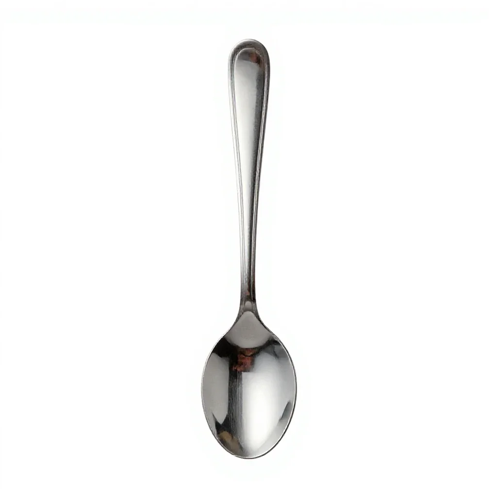 Teaspoon isolated on a white background