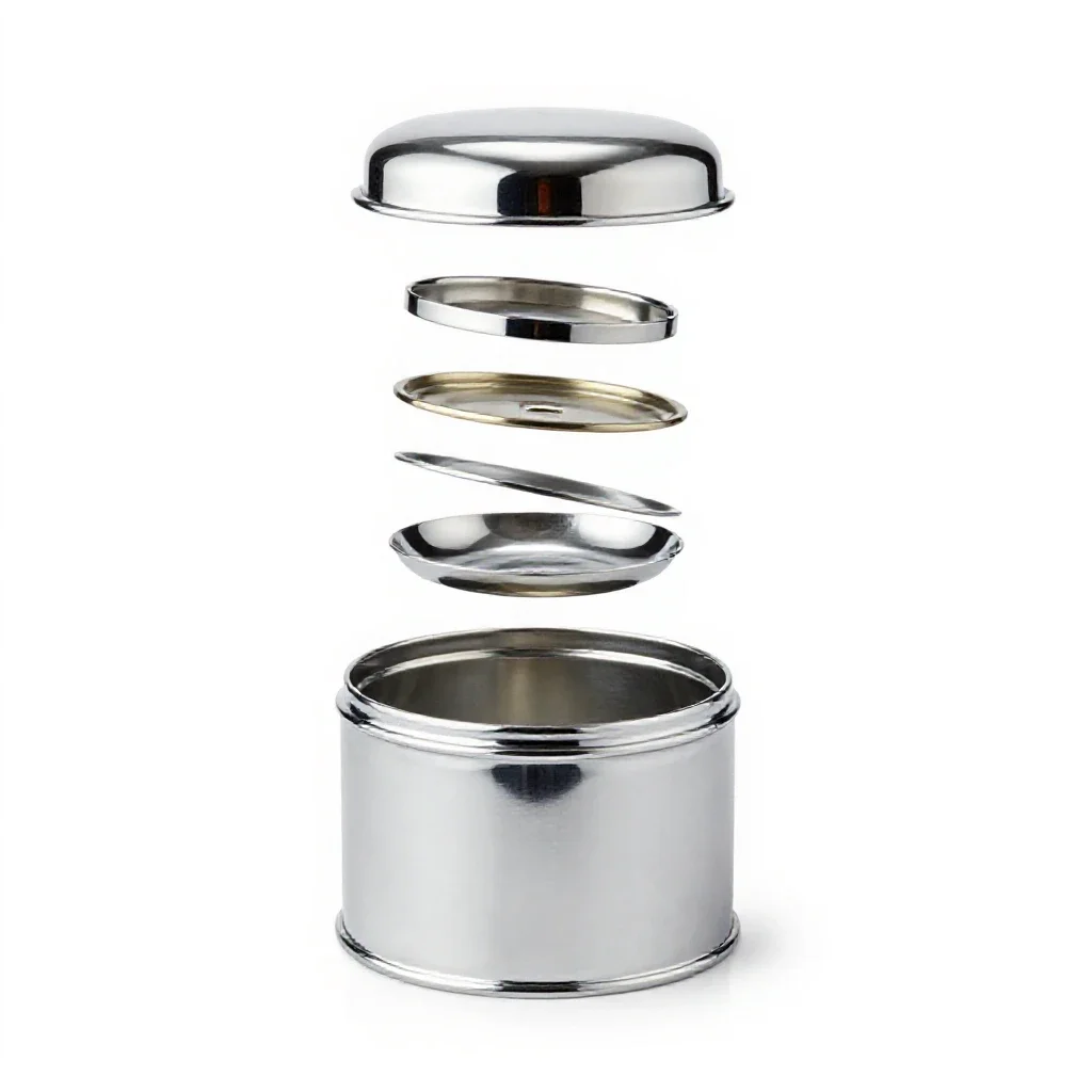 Time capsule isolated on a white background