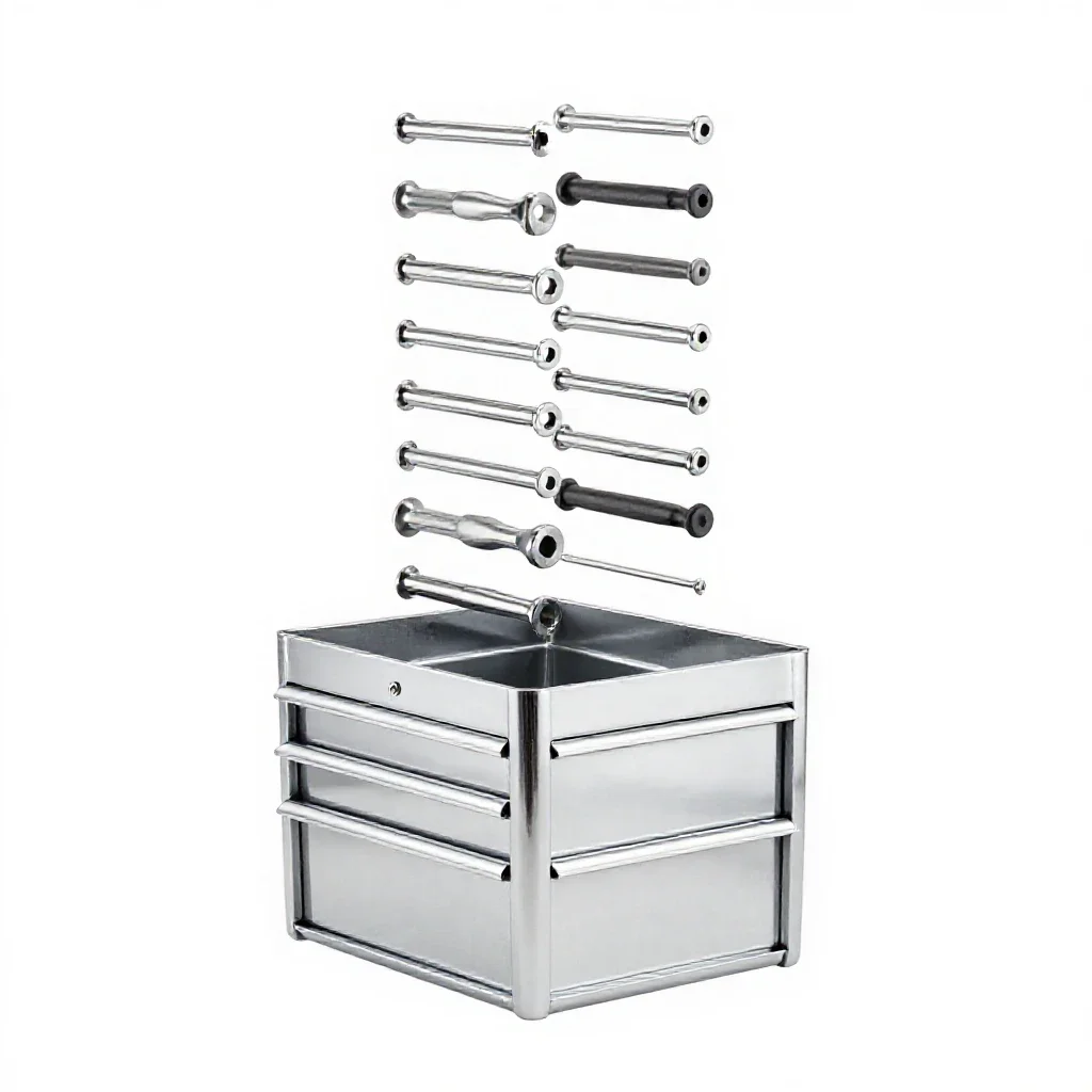 Toolbox isolated on a white background