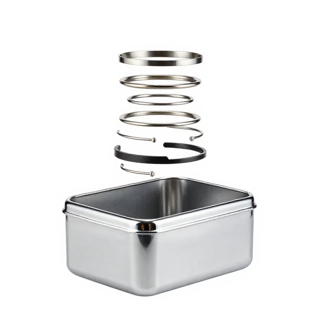 Tuck box isolated on a white background