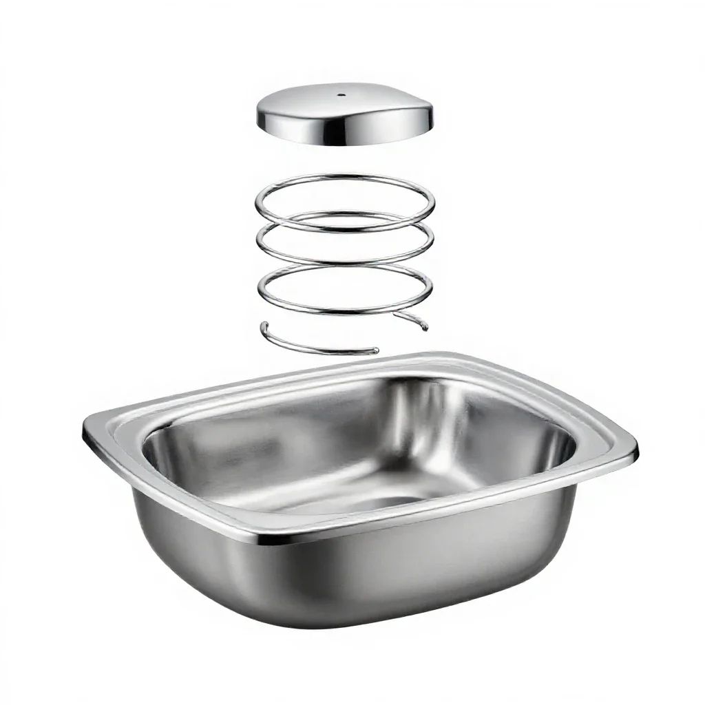 Washbasin isolated on a white background