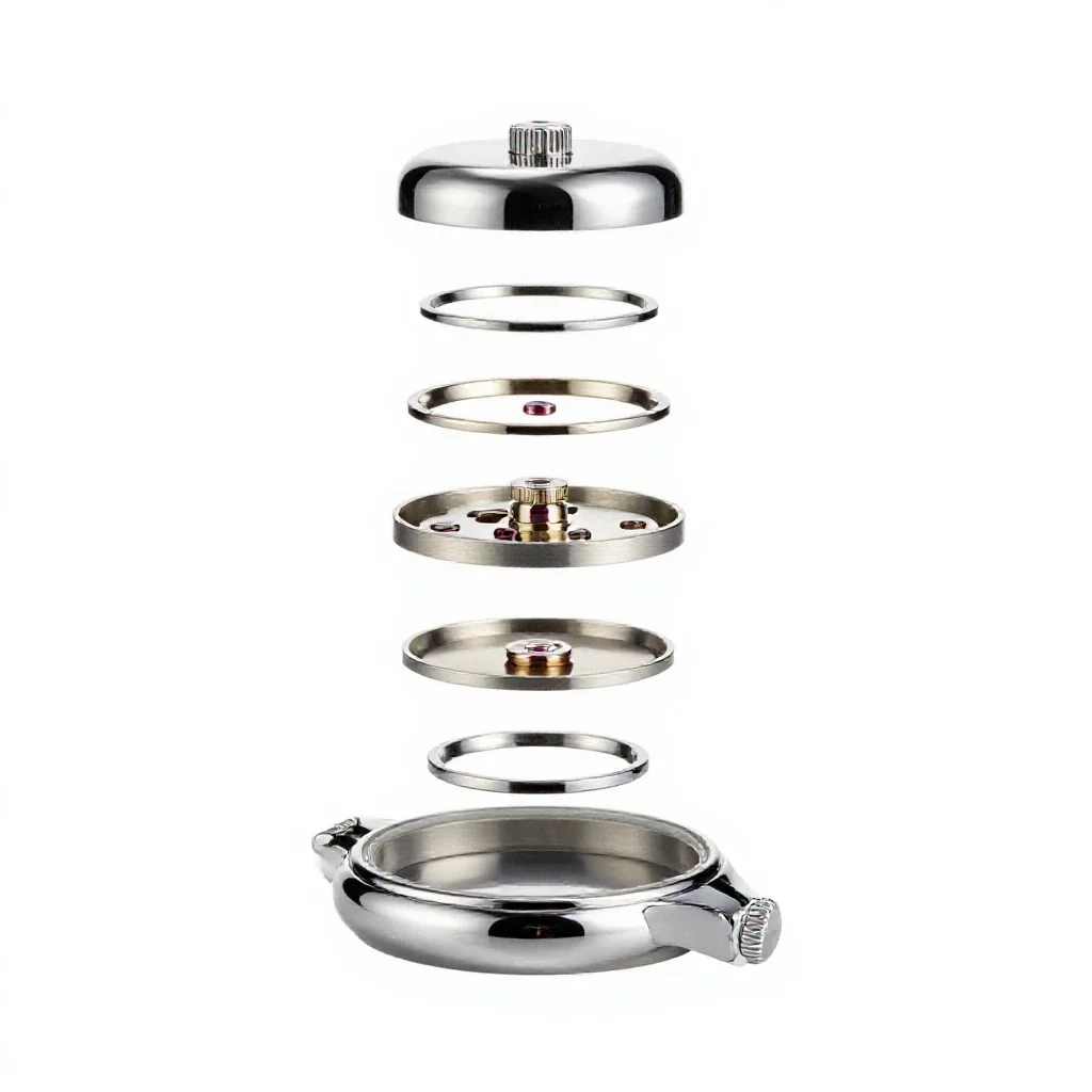 Watch case isolated on a white background