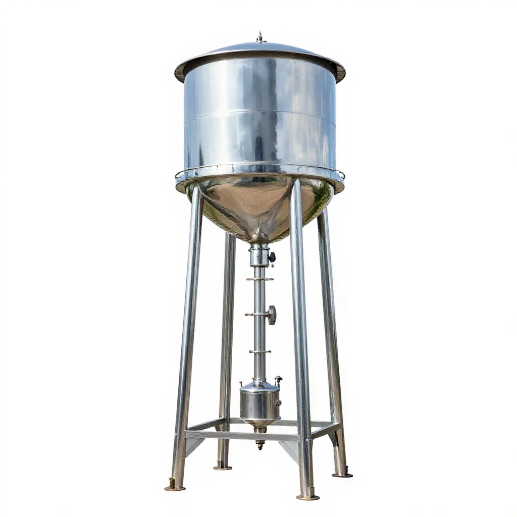 Water tower isolated on a white background