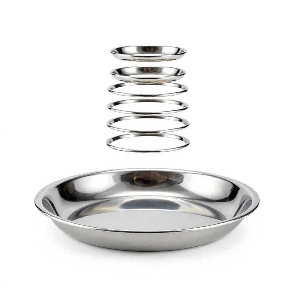 Alms dish isolated on a white background