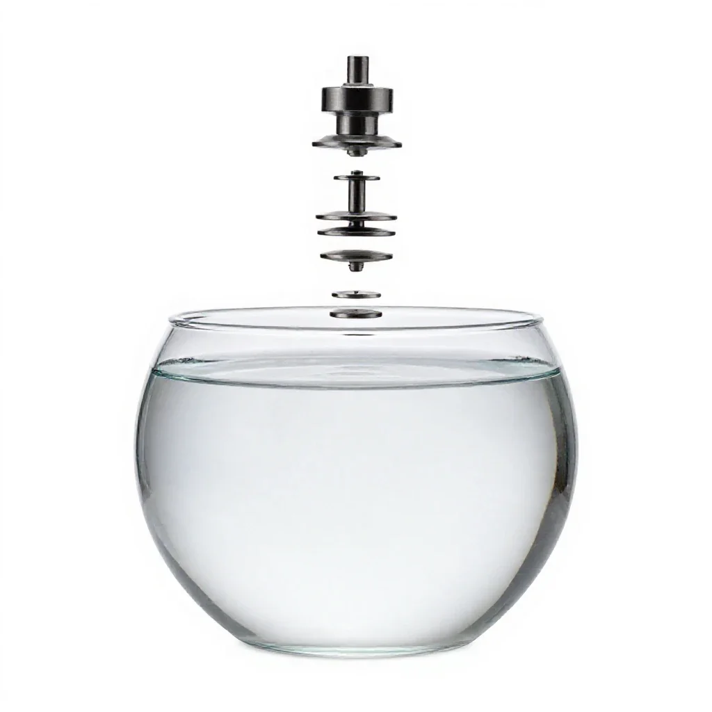 Aquarium isolated on a white background