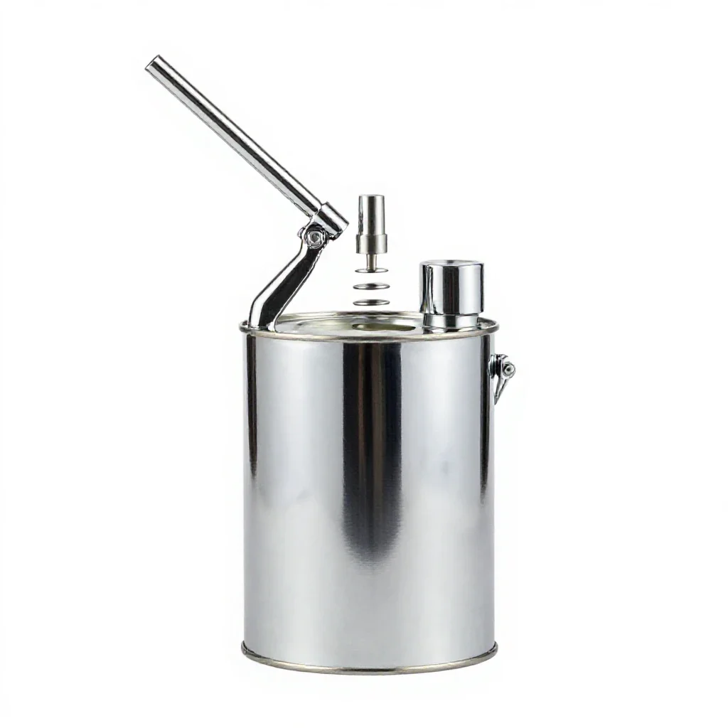 Oilcan isolated on a white background