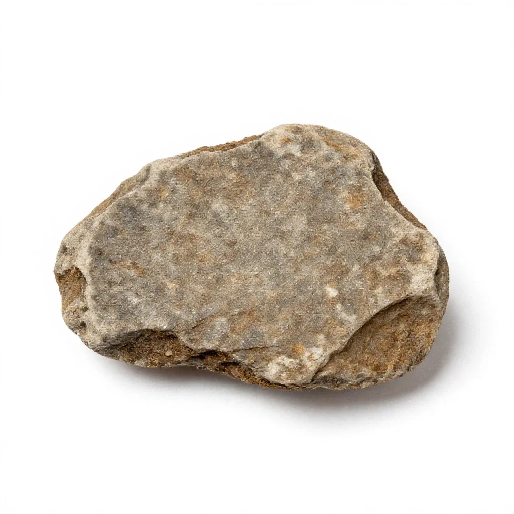 Bedrock isolated on a white background