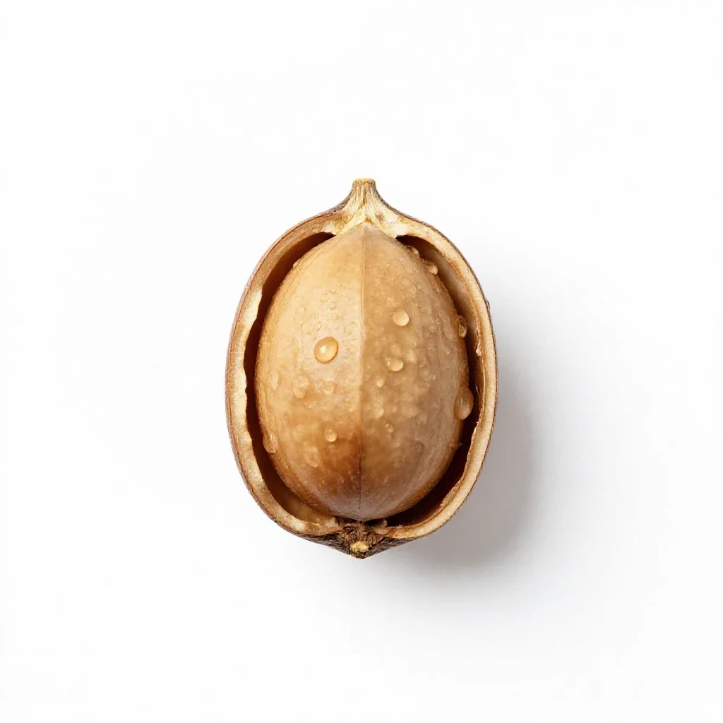 Nutshell isolated on a white background