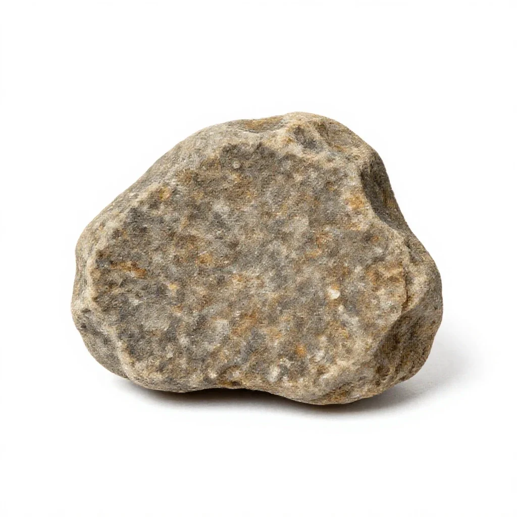 Rock isolated on a white background