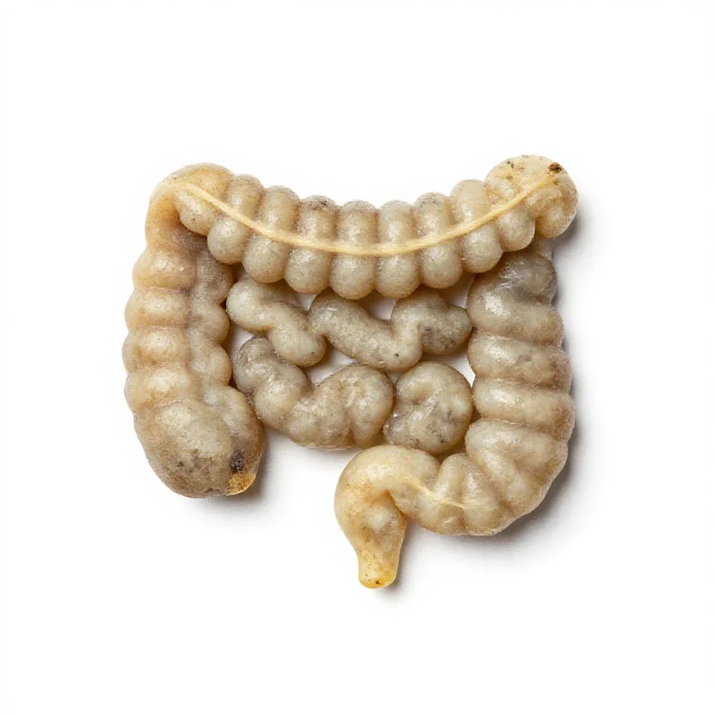 Enterolith isolated on a white background