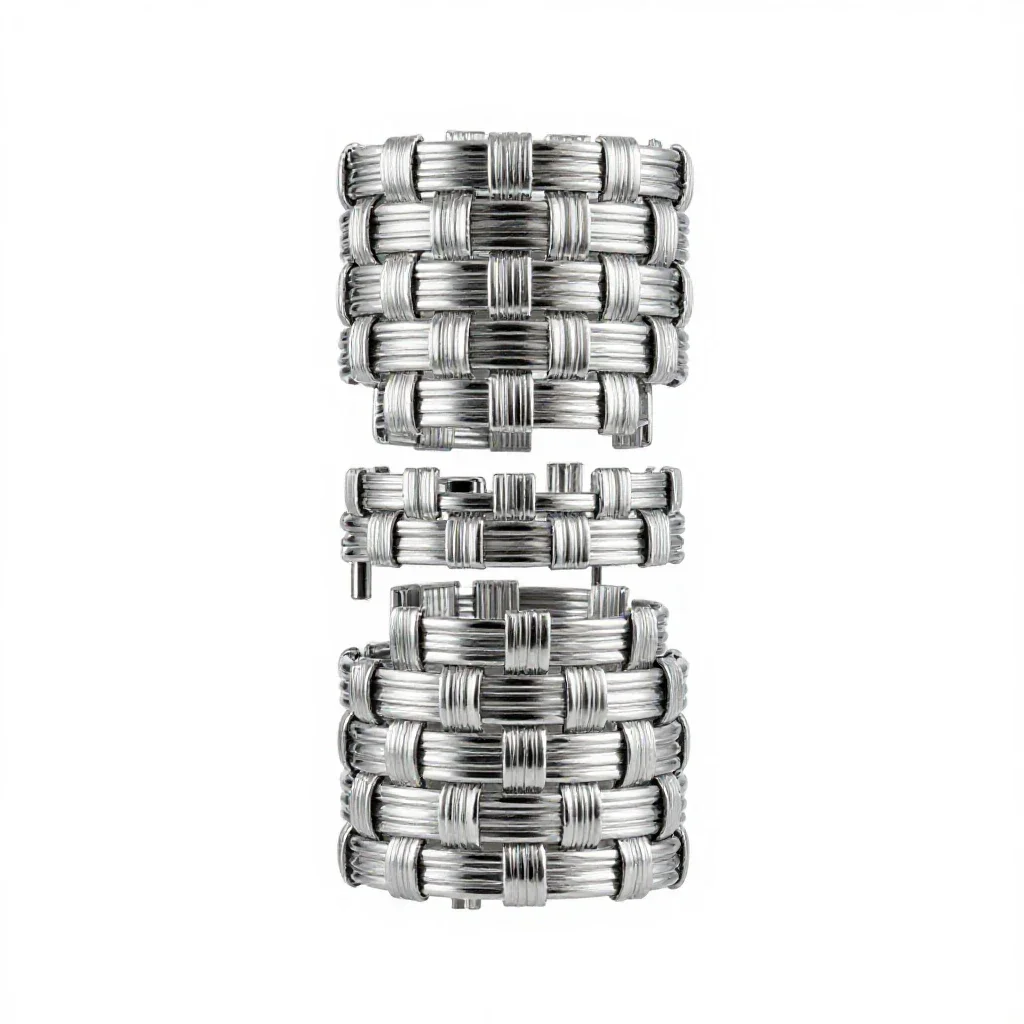 Basket weave isolated on a white background