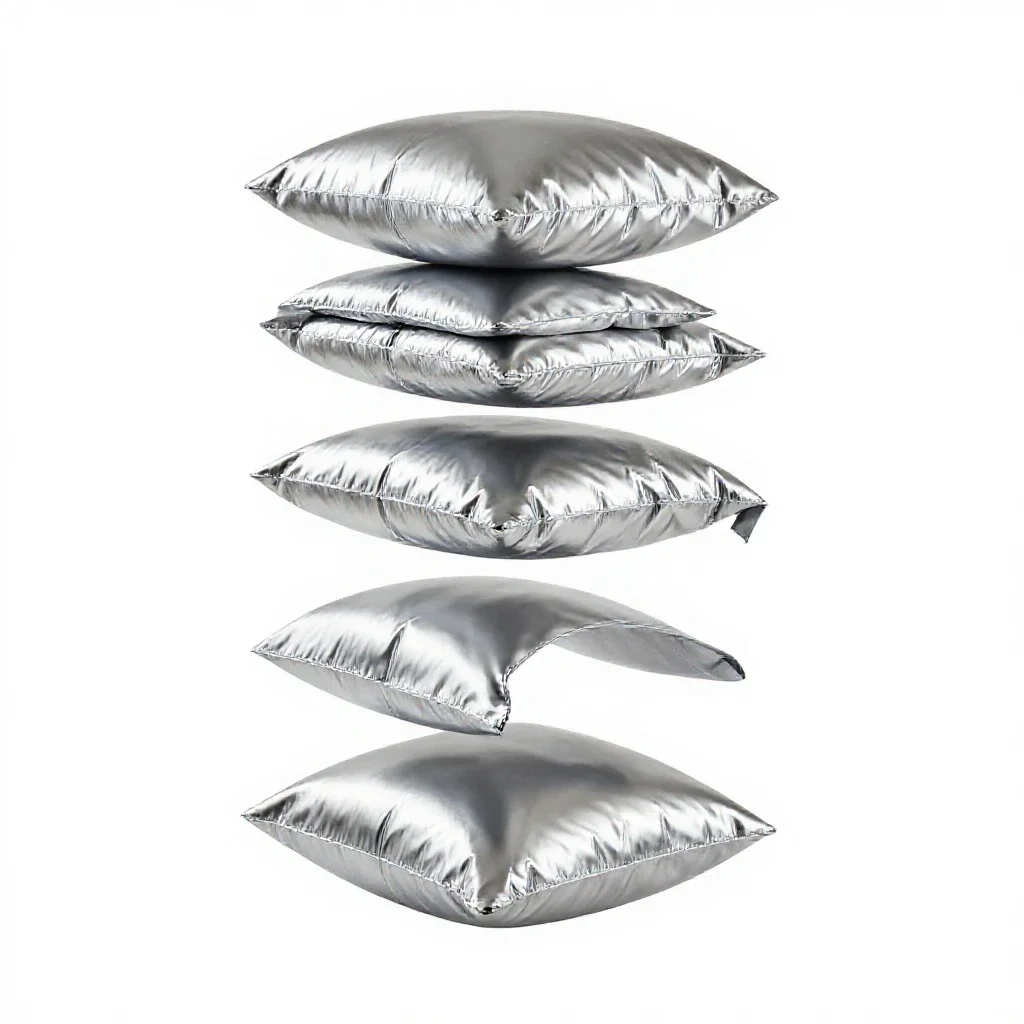 Bedclothes isolated on a white background