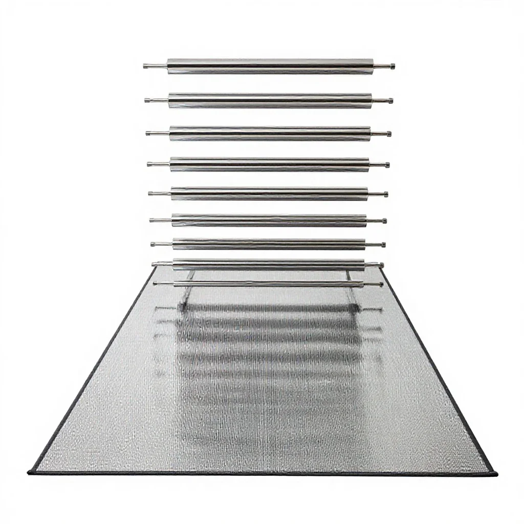 Broadloom isolated on a white background