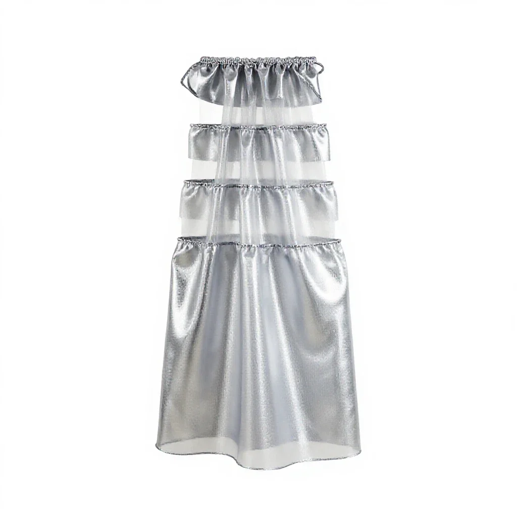 Chiffon isolated on a white background