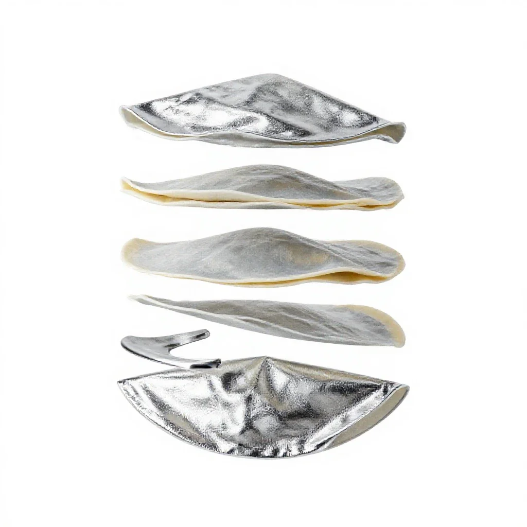 Crepe isolated on a white background